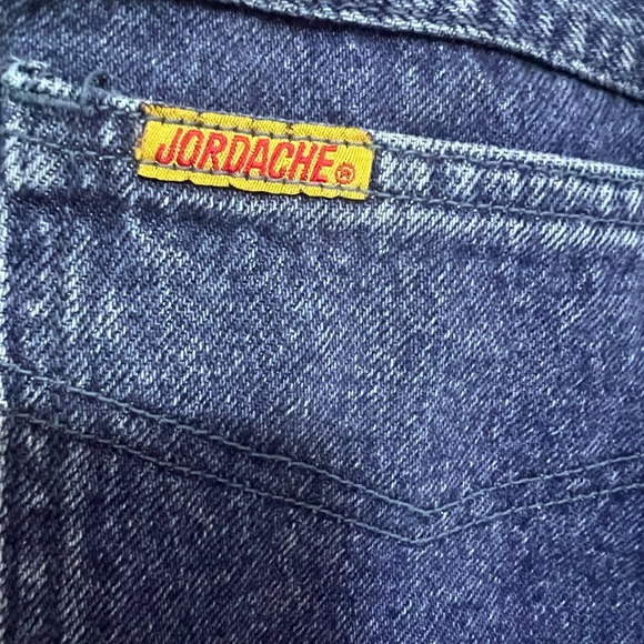 VINTAGE Jordache Blue Relaxed Fit Jeans with ultra High Waist 8 - Picture 2 of 7